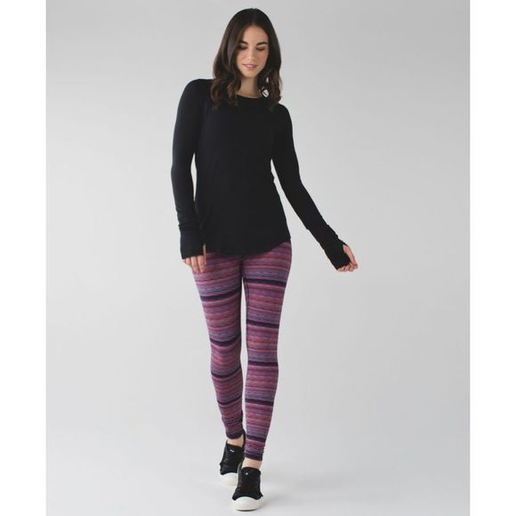 Lululemon Wunder Under Pant (Hi-Rise) purple multicolor - Picture 2 of 12